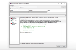 S-function builder output code