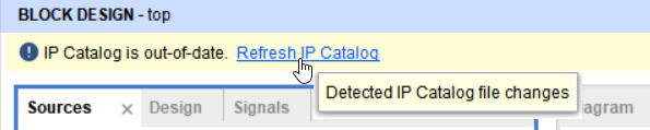 Refresh IP Catalog