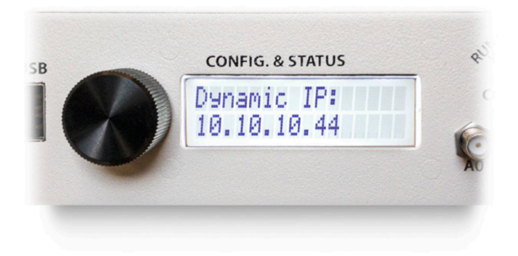 B-Box IP address display