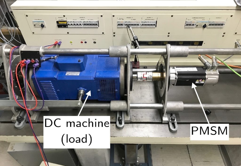 Motor testbench with permanent magnet motor