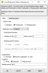 Xilinx System Generator (SysGen) for DSP introduction - imperix
