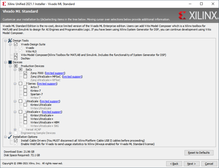 Xilinx Vivado Design Suite installation for FPGA programming - imperix