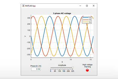 Graphical User Interface with MATLAB App Designer