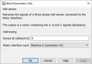 HAL - Hall sensor input - imperix power electronics for drive applications