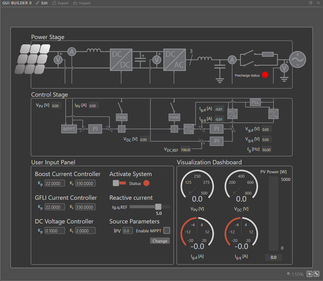 GUI Builder module - imperix