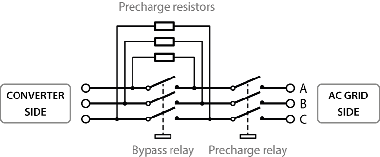 TPI 8032 precharge circuit schematic