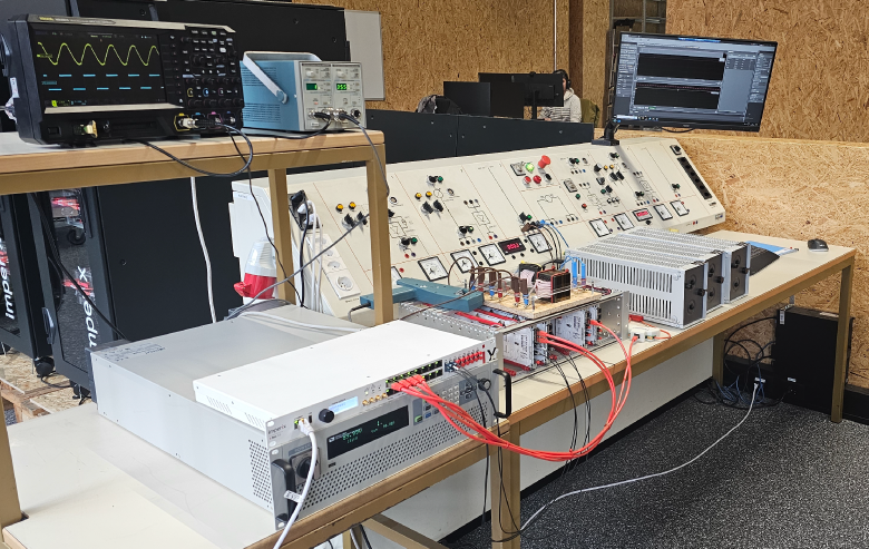 Figure 8: LLC converter set up in the imperix laboratory