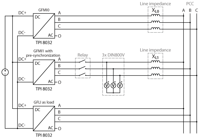 parallel grid-forming inverter wiring scheme