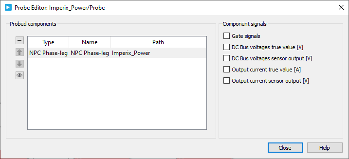 PEN PLECS probe