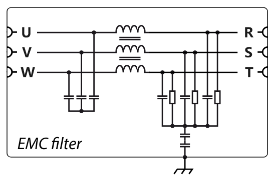 EMC Filter schematic