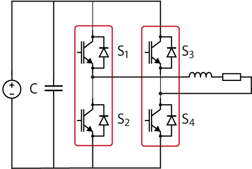 Single phase inverter operation in open-loop
