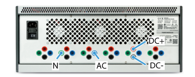 Rear connectivity for a closed rack type D