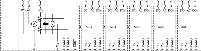 Internal wiring schematic type C rack