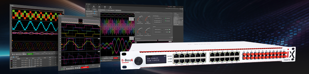 Picture of the B-Box 4 along with screenshots from the Cockpit software.