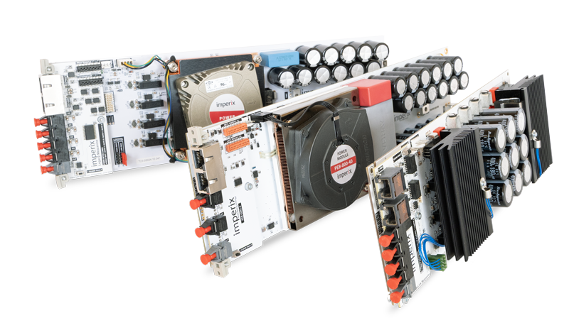 Image showcasing different power inverter modules.