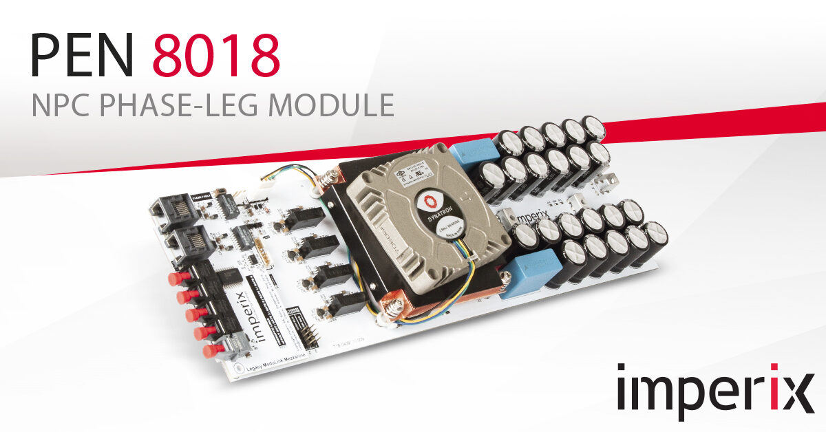 NPC converter module - PEN8018 three-level IGBT phase-leg - imperix